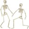 Halloween Skeleton Full Body Posable Joints , 3ft Human Skeleton Decorations for Party Haunted House Supplies (1pc)